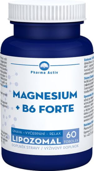 Pharma Activ LIPOZOMAL MAGNESIUM + B6 FORTE tob.60