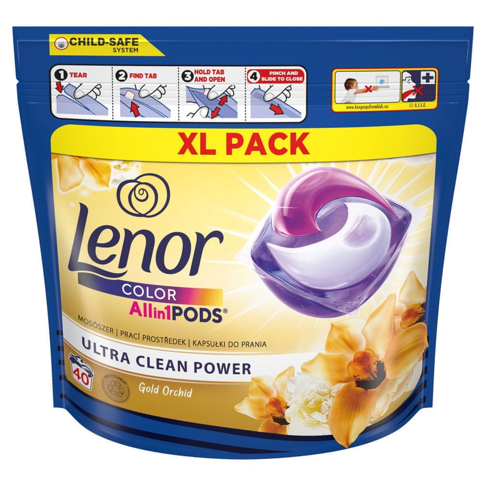 Lenor kapsle na praní Gold Orchid 40 ks