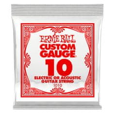 Ernie Ball 1010 .010 Electric Plain Single String - jednotlivá struna - 1ks