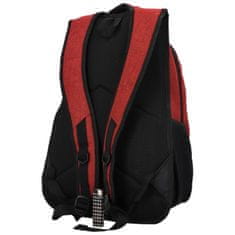 Newberry Univerzální studentský látkový batoh Kuko, červená