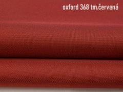 Mirtex Tkanina OXFORD 200/368 tmavě červená 160cm, 1 běžný metr