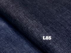 Mirtex Tkanina OXFORD LINEN 200 (L85 tm.modrá JEANS)-160cm, 1 běžný metr