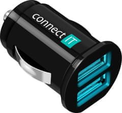 Connect IT CI-176 nabíječka do auta 2xUSB