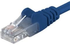 PremiumCord síťový UTP patch kabel cat. 5e, 5m, modrý