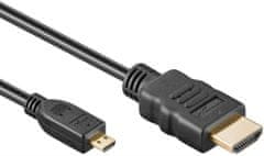 PremiumCord HDMI A - HDMI micro D, 1m