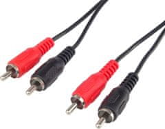 PremiumCord Kabel 2x CINCH-2x CINCH M/M 15m