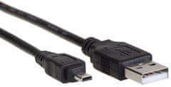 AQ KCE018, mini USB/USB 2.0 A, 1,8m