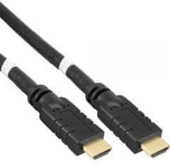 PremiumCord HDMI High Speed with Ether.4K@60Hz kabel se zesilovačem,25m