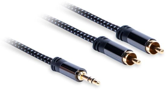 AQ Premium PA42015 3,5 mm Jack 2xRCA, délka 1,5 m