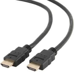 Gembird CABLEXPERT kabel HDMI-HDMI 1m, 1.4, M/M stíněný, zlacené kontakty, černá