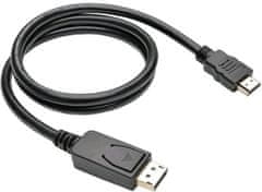 C-Tech kabel DisplayPort/HDMI, 2m, černá