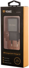 Yenkee YAC 2023BK USB nabíječka QC3.0, černá