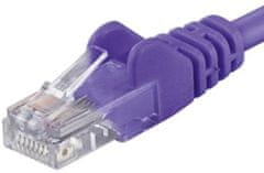 PremiumCord Patch kabel UTP RJ45-RJ45 level 5e, 1m, fialová