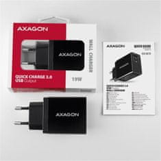 AXAGON ACU-QC19, QUICK nabíječka do sítě, 1x port QC3.0/AFC/FCP/SMART, 19W