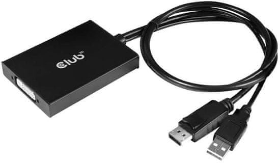 Club 3D Club-3D aktivní adaptér DisplayPort na Dual Link DVI-I