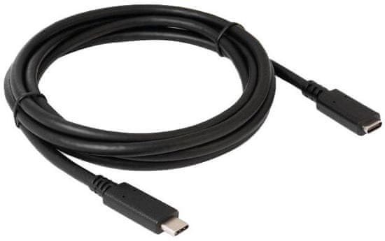 Club 3D prodlužovací kabel USB-C, 5Gbps, 60W(20V/3A), 4K@60Hz (M/F), 1m