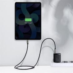 BASEUS rychlonabíjecí adaptér, 2x USB-A, 1x USB-C, 30W, černá