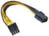 kabel PCIe 6-pin na 8-pin, ATX 12V, 15cm