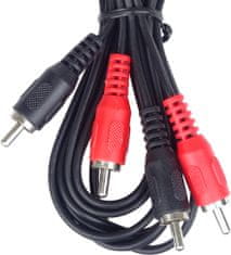 PremiumCord Kabel 2x CINCH-2x CINCH M/M 15m