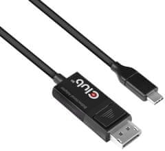 Club 3D kabel USB Typ C na DisplayPort 1.4 8K 60Hz (M/M), 1,8m