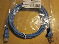 OEM UTP kabel rovný kat.6 (PC-HUB) - 2m, modrá