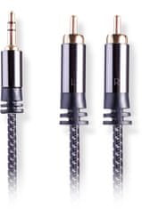 AQ Premium PA42030 3,5 mm Jack 2xRCA, délka 3 m