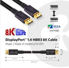 Club 3D DisplayPort 1.4 HBR3, 4m