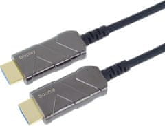 PremiumCord kabel HDMI 2.1, M/M, 8K@60Hz, Ultra High Speed, optický fiber kabel,