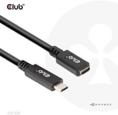 Club 3D prodlužovací kabel USB-C, 4K@60Hz (M/F), 2m