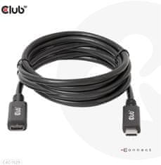 Club 3D prodlužovací kabel USB-C, 4K@60Hz (M/F), 2m