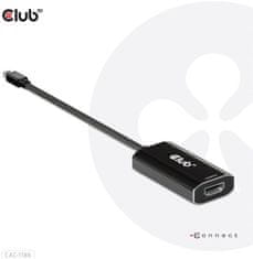 Club 3D aktivní adaptér mini DisplayPort 1.4 na HDMI 4K@120Hz s DSC1.2, černá