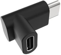 adaptér USB3.1 Gen2 USB-C - USB-C, 90°, 2ks v balení