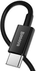 BASEUS kabel Superior Series USB-C - Lightning, rychlonabíjecí, 20W, 2m, černá