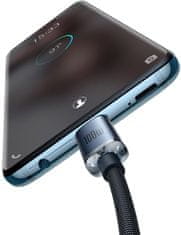 BASEUS nabíjecí / datový kabel Crystal Shine Series USB-C - USB-C, 100W, 1.2m, černá