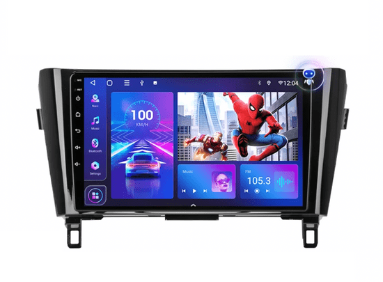 Junsun 2GB RAM Autorádio Nissan X-Trail 3 T32/Qashqai J11 2013-2017 Android rádio s GPS navigací, WIFI, USB, Bluetooth, 2din autorádio Nissan Qashqai, X-Trail T32 2013 2014 2015 2016 2017