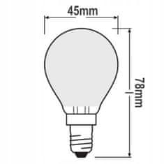 Osram LED žárovka E14 BALL 4W = 40W 2700K OSRAM 3PAK