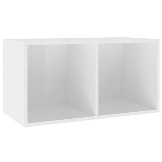 Vidaxl Úložný box na LP desky 71 x 34 x 36 cm kompozitní dřevo