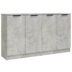 Greatstore Příborníky 2 ks betonově šedé 60 x 30 x 70 cm kompozitní dřevo