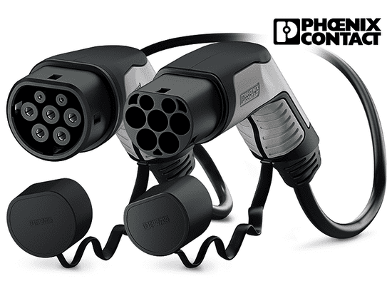 EV Expert PHOENIX CONTACT nabíjecí kabel TYP 2 | 32A | 3fáze | 22kW | 5m