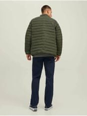 Jack&Jones Khaki prošívaná bunda Jack & Jones Puffer XS