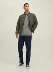 Jack&Jones Khaki prošívaná bunda Jack & Jones Puffer XS