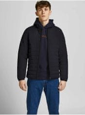 Jack&Jones Černá prošívaná bunda Jack & Jones Puffer XS