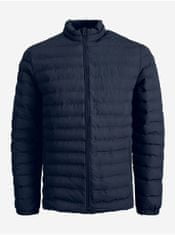 Jack&Jones Tmavě modrá prošívaná bunda Jack & Jones Puffer S