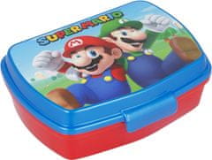 Alum online Dětský box na svačinu Super Mario - červený/modrý