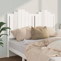 Vidaxl Čelo postele bílé 141 x 4 x 110 cm masivní borovice
