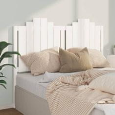 Vidaxl Čelo postele bílé 146 x 4 x 110 cm masivní borovice