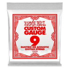 Ernie Ball 1009 .009 Electric Plain Single String - jednotlivá struna - 1ks