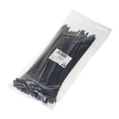 Stualarm Vázací pásek černý 4,8 x 200 mm, 100ks (44006)
