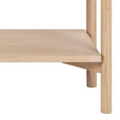 Design Scandinavia Regál Braidwood, 169 cm, bílý dub