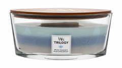 Woodwick 453.6g trilogy woven comforts, vonná svíčka